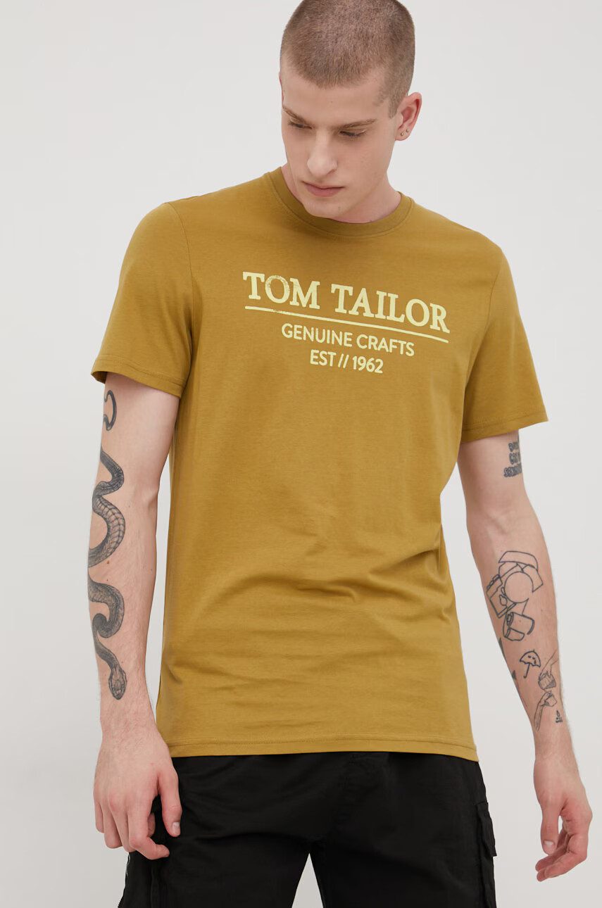 Tom Tailor Памучна тениска - Pepit.bg