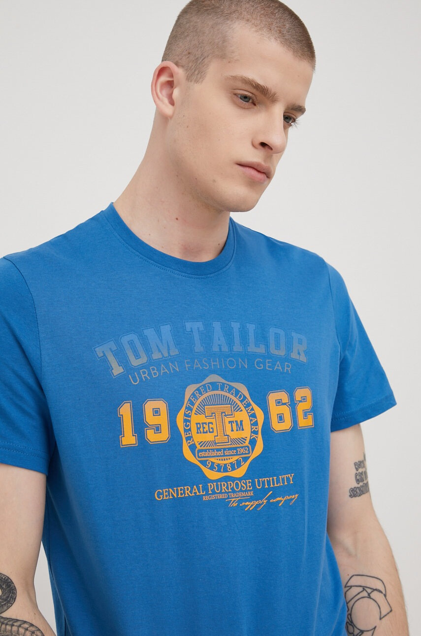 Tom Tailor Памучна тениска - Pepit.bg