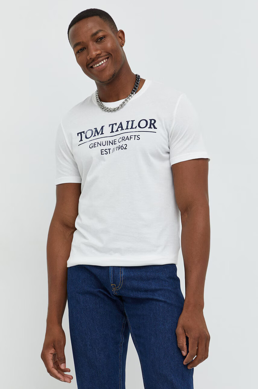 Tom Tailor Памучна тениска - Pepit.bg
