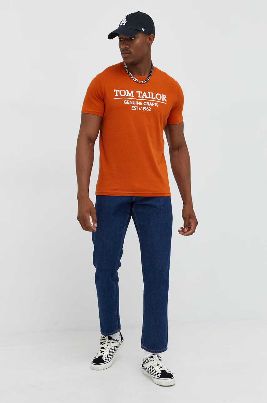 Tom Tailor Памучна тениска - Pepit.bg