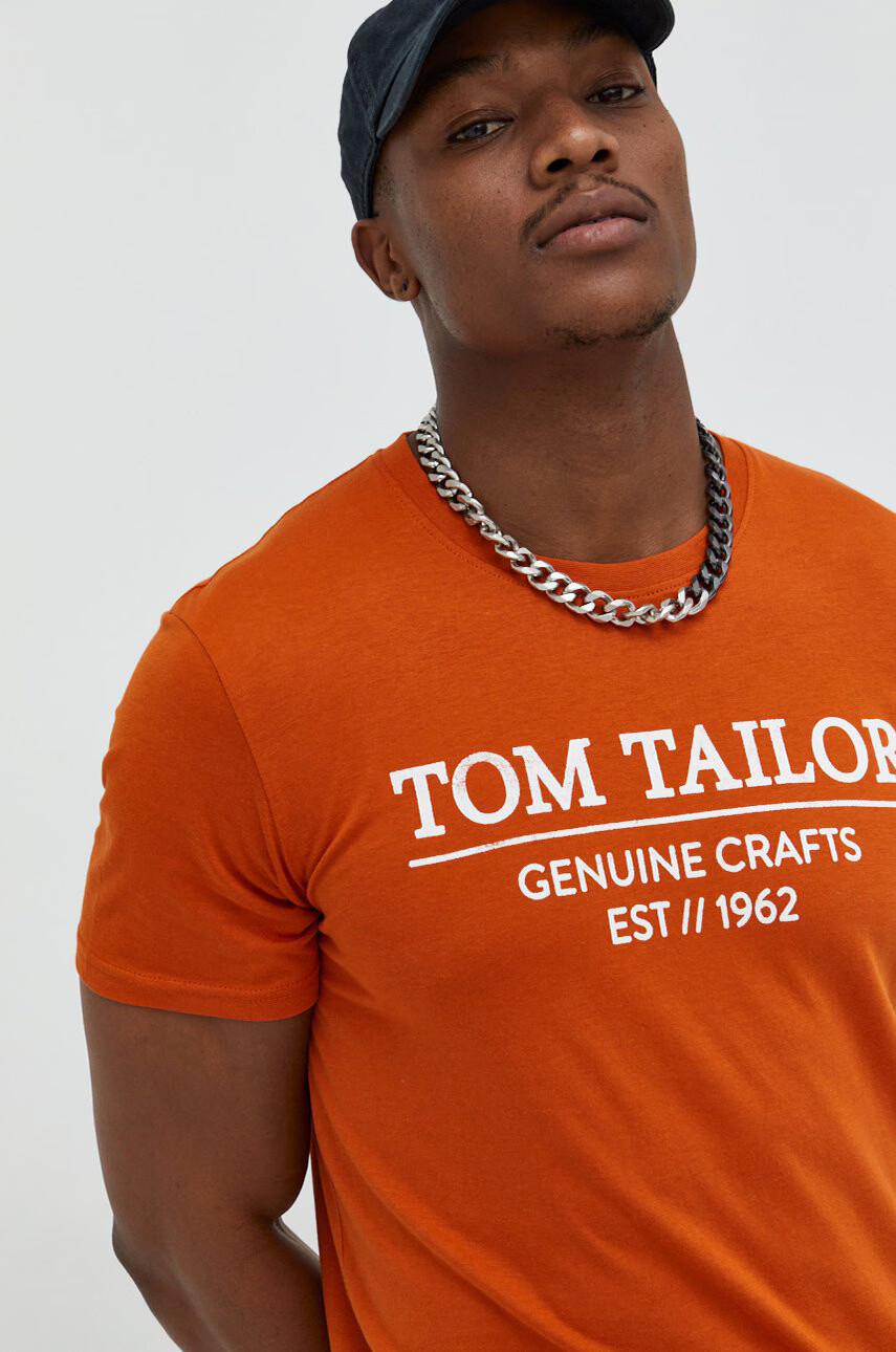 Tom Tailor Памучна тениска - Pepit.bg