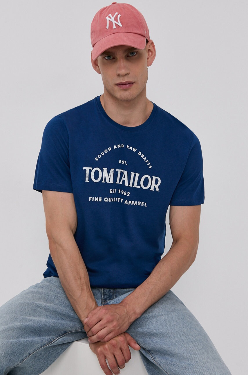 Tom Tailor Памучна тениска - Pepit.bg
