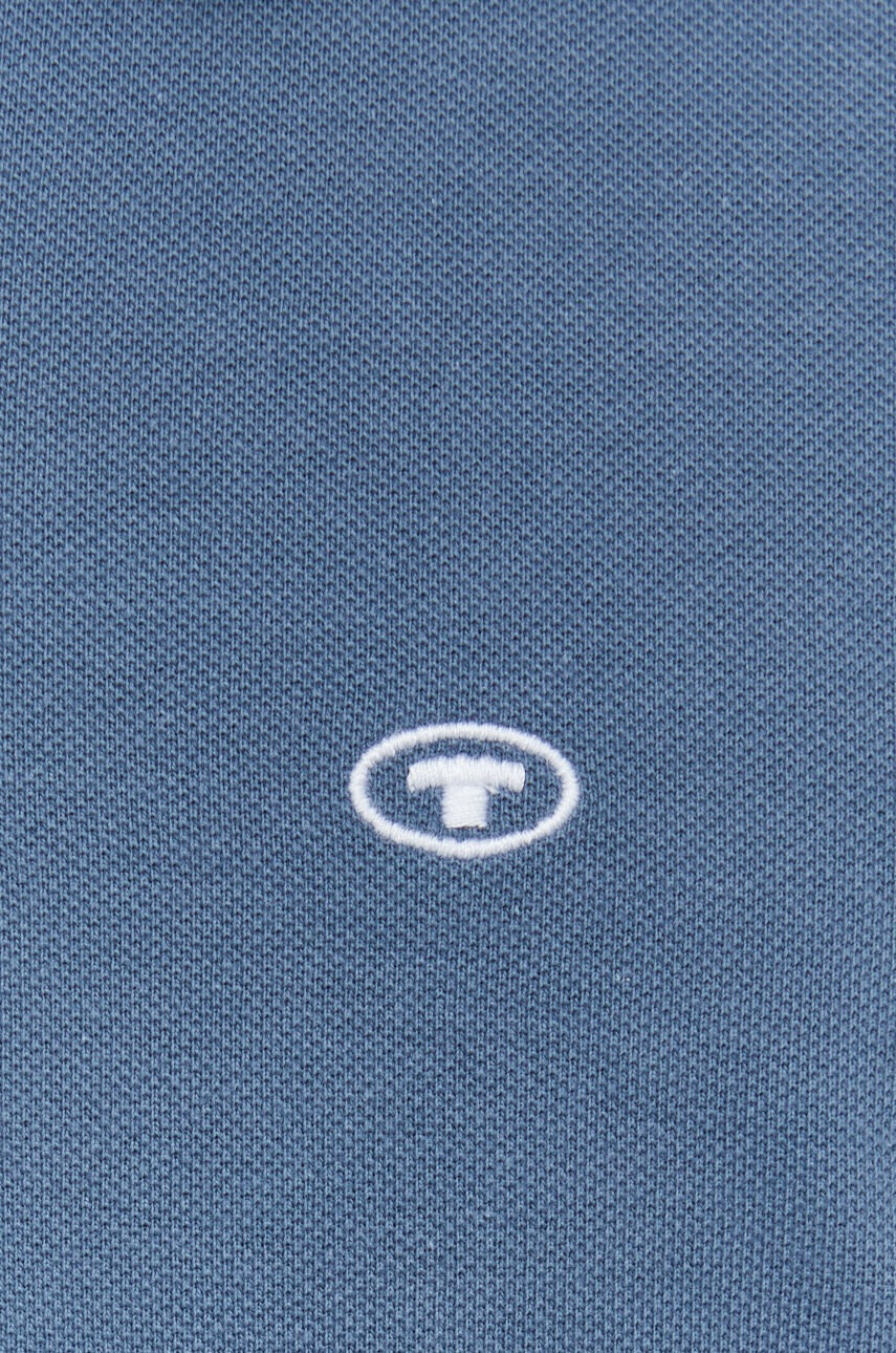 Tom Tailor Памучна тениска с яка - Pepit.bg