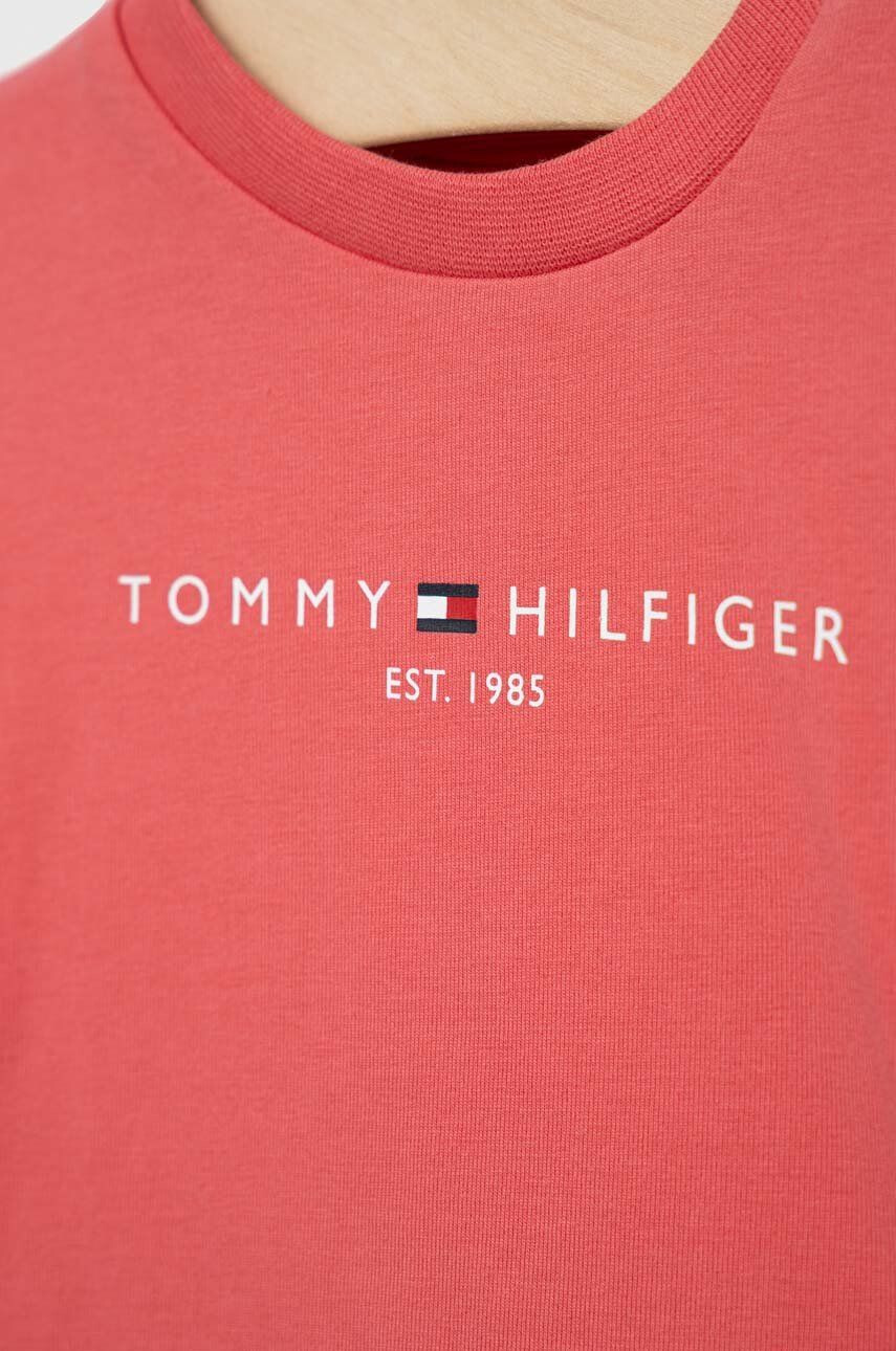 Tommy Hilfiger Бебешка блуза с дълги ръкави в розово - Pepit.bg