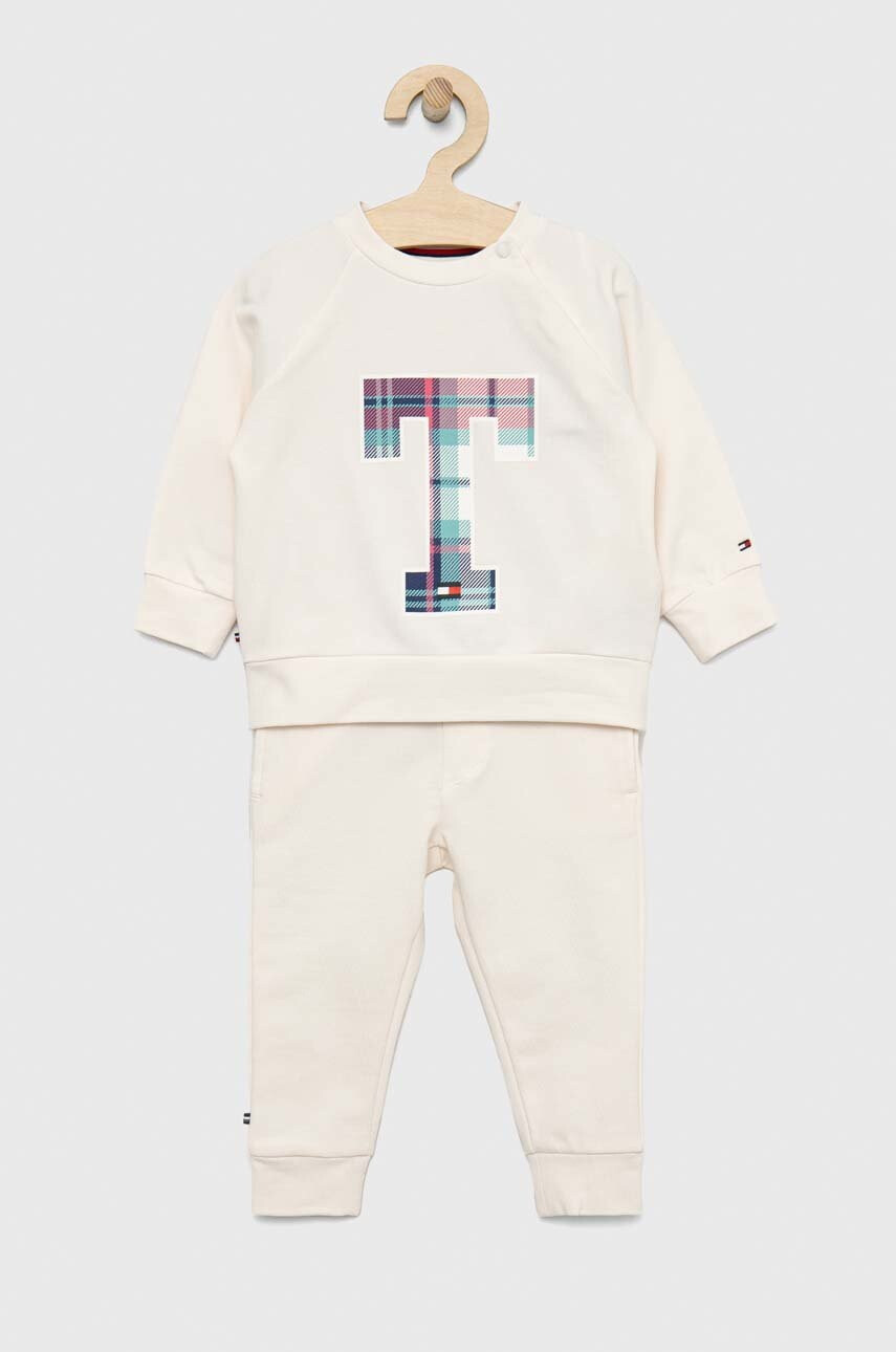 Tommy Hilfiger Бебешки анцуг в бежово - Pepit.bg