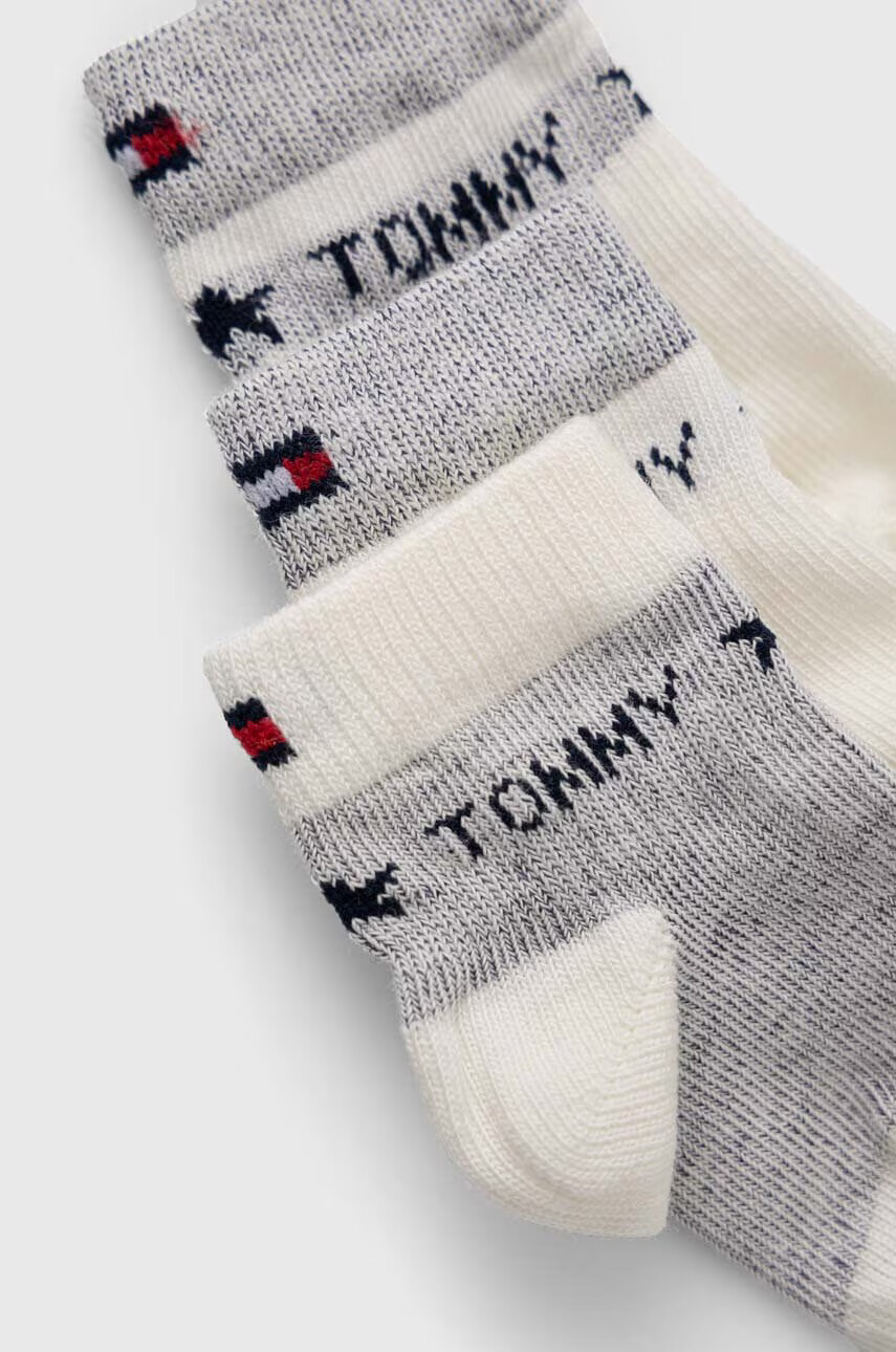 Tommy Hilfiger Бебешки чорапи (3 броя) в тъмносиньо - Pepit.bg