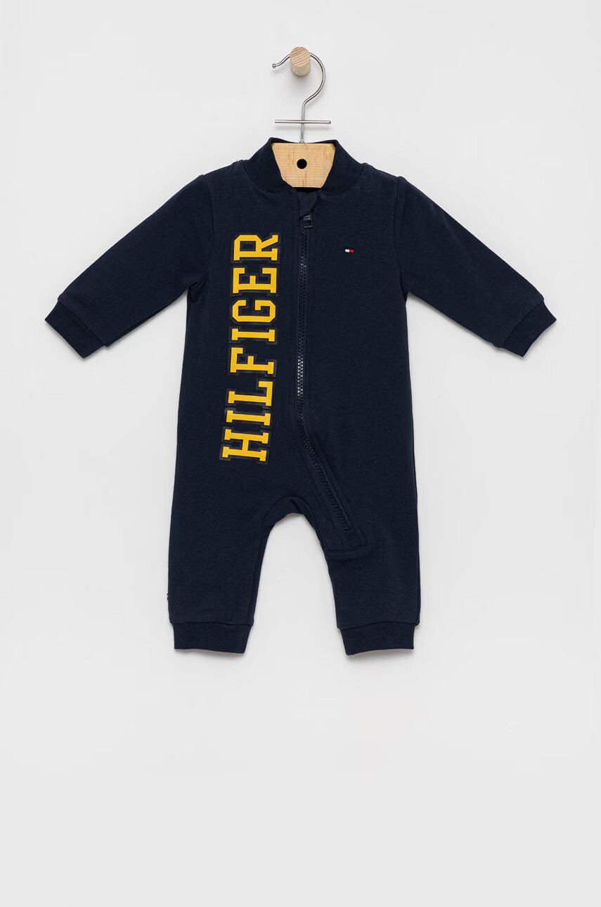 Tommy Hilfiger Бебешки гащеризон в розово - Pepit.bg