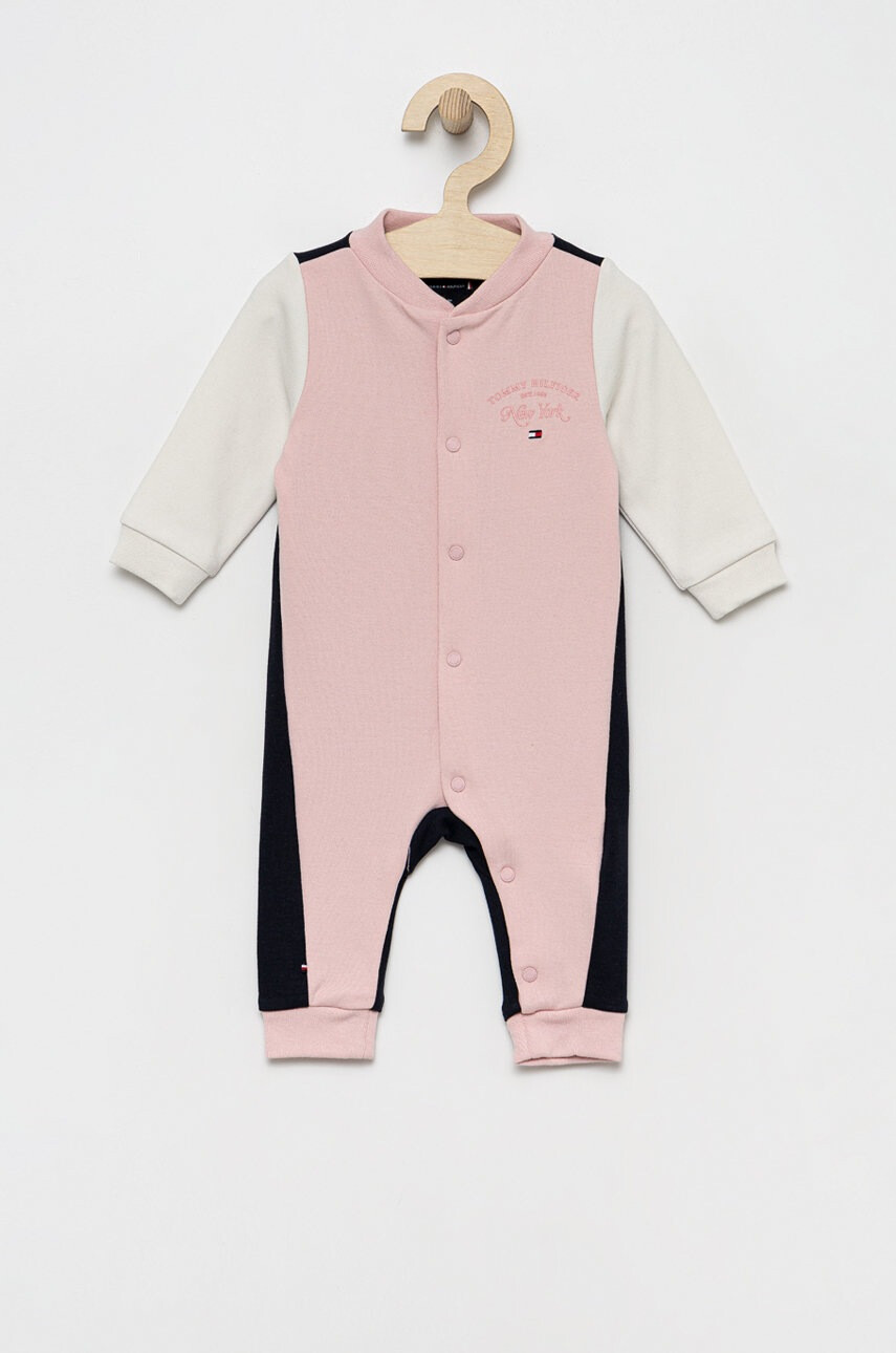 Tommy Hilfiger Бебешки къс гащеризон - Pepit.bg