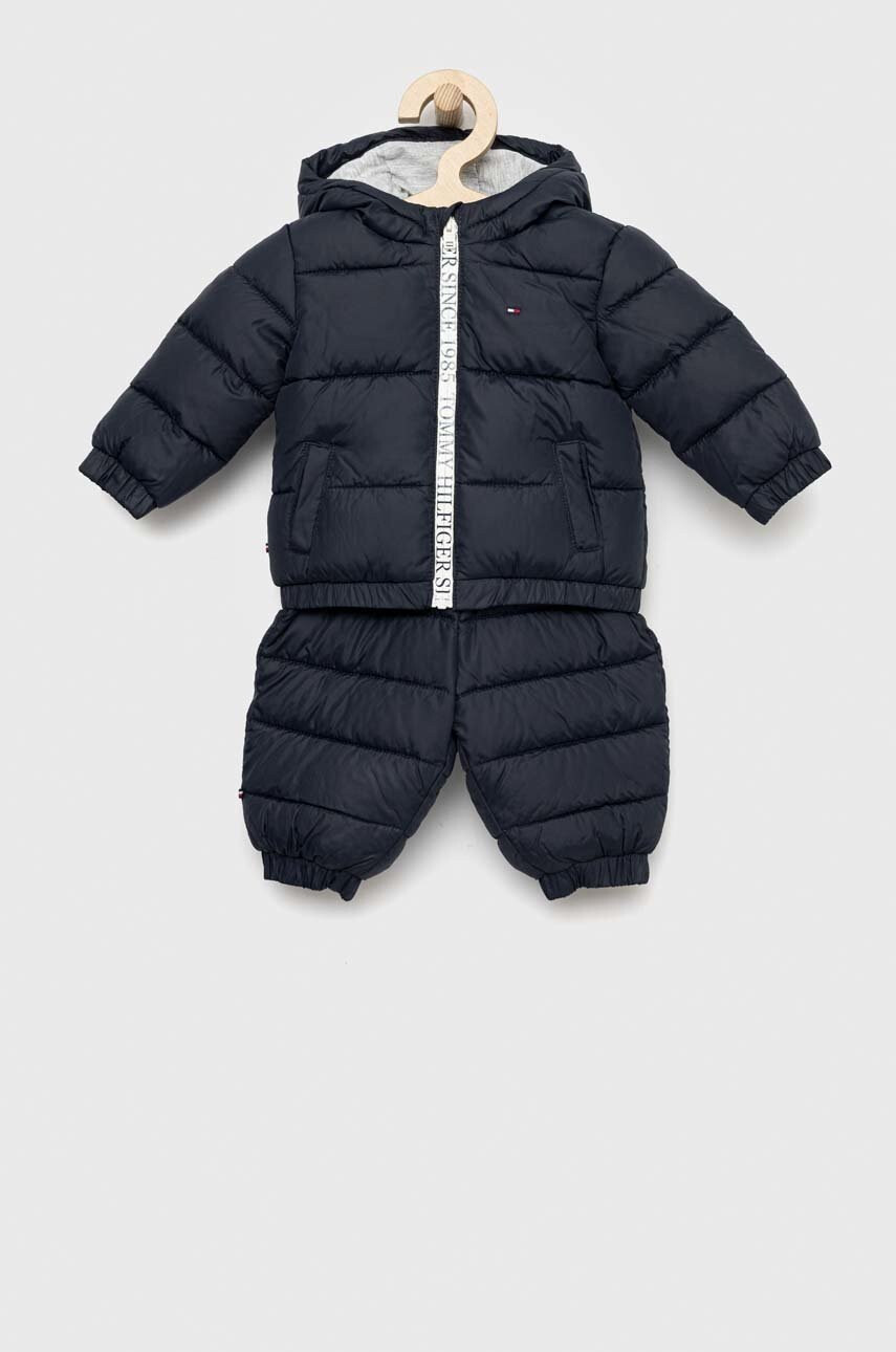 Tommy Hilfiger Бебешко яке и панталон в тъмносиньо - Pepit.bg