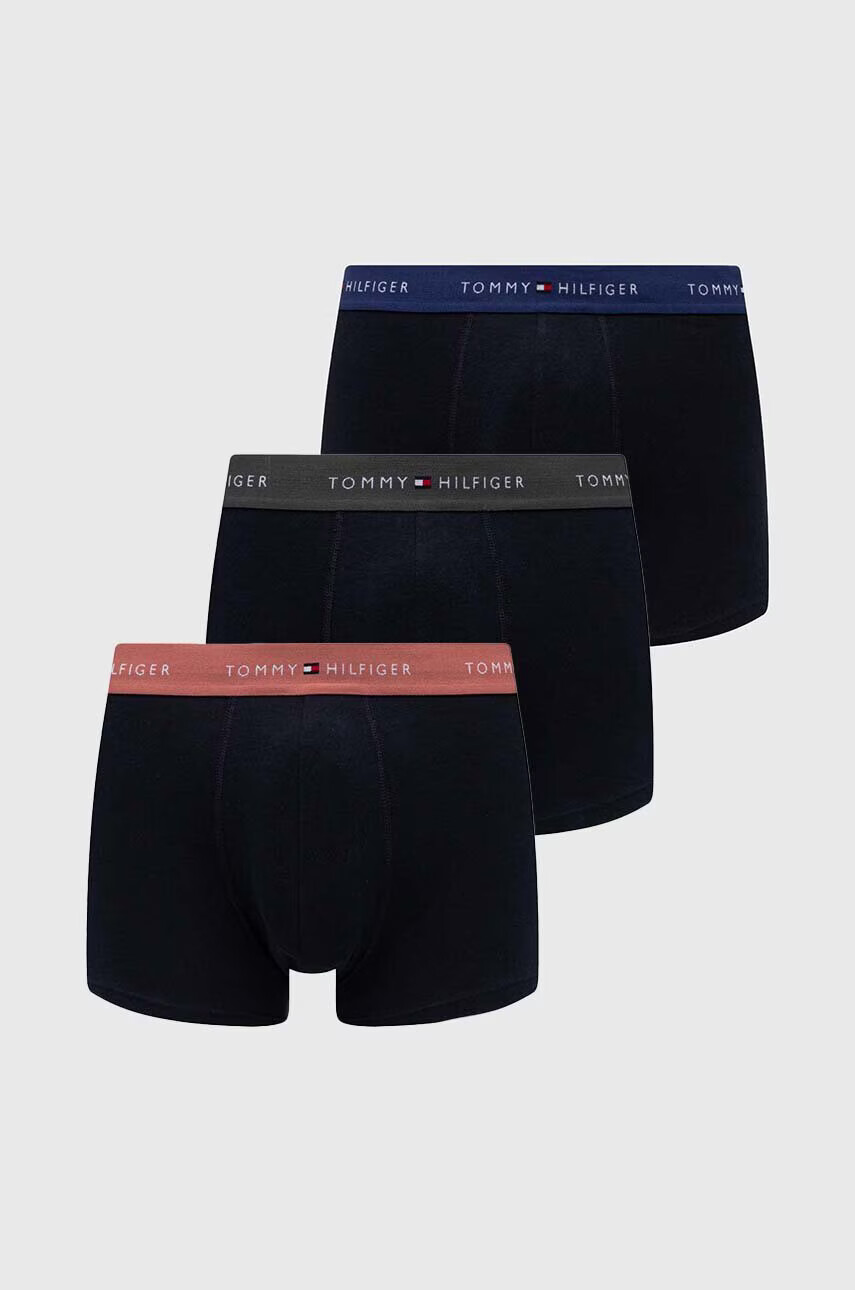Tommy Hilfiger Боксерки (3 броя) в тъмносиньо - Pepit.bg