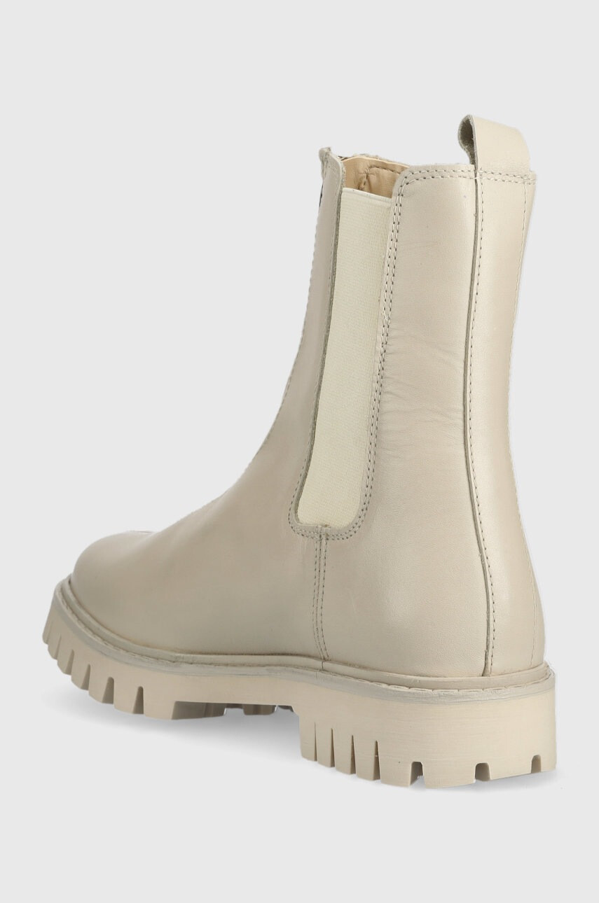 Tommy Hilfiger Боти челси Zip Boot в бежово с равна подметка - Pepit.bg