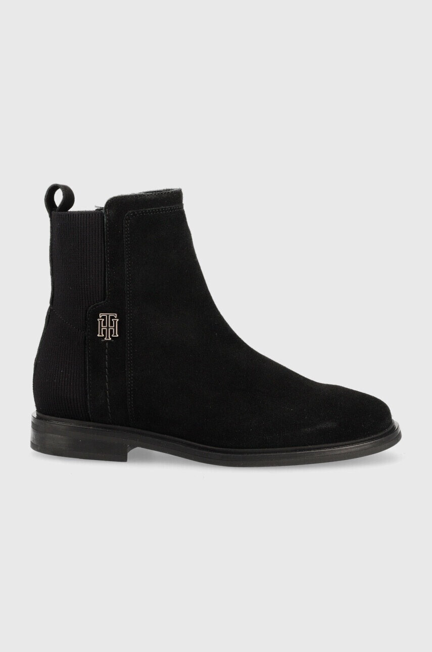 Tommy Hilfiger Боти Th Essentials Flat Boot - Pepit.bg