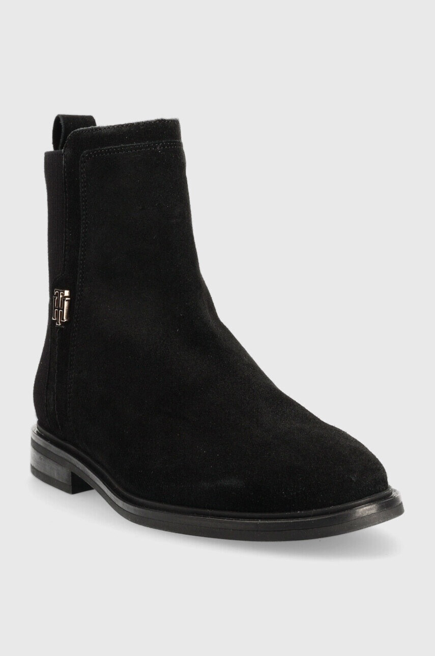 Tommy Hilfiger Боти Th Essentials Flat Boot - Pepit.bg