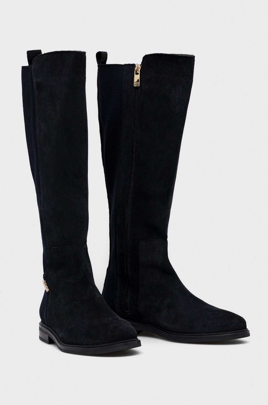 Tommy Hilfiger Ботуши Th Essentials Longboot - Pepit.bg