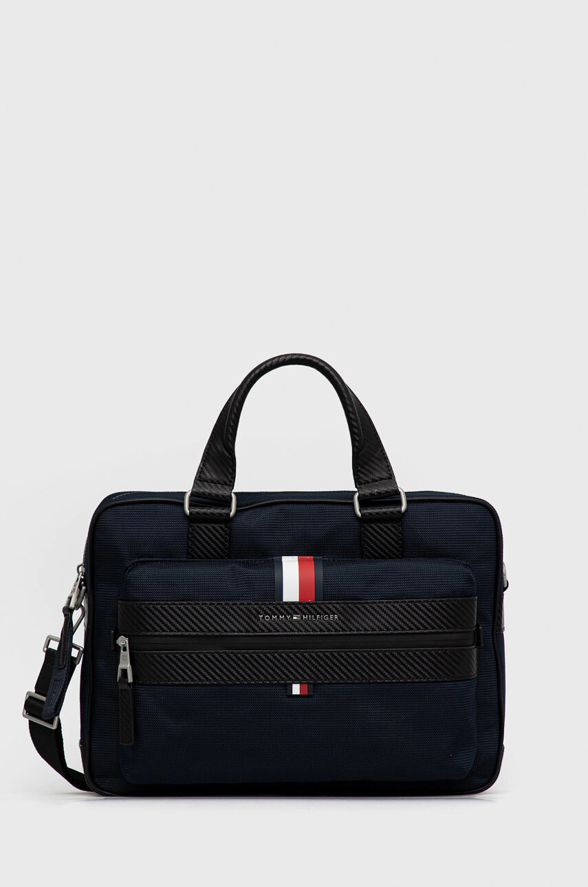 Tommy Hilfiger Чанта в тъмносиньо - Pepit.bg