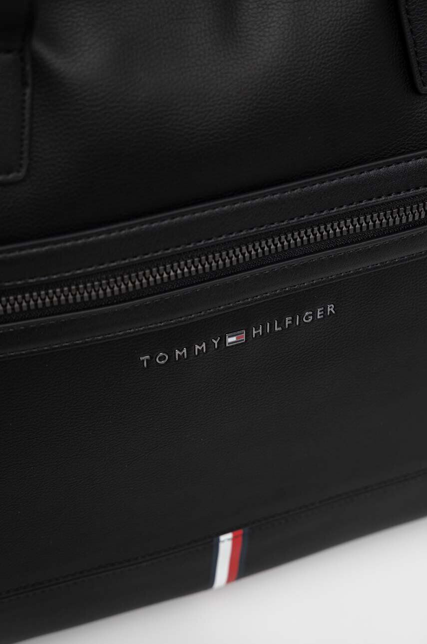 Tommy Hilfiger Чанта за лаптоп в черно - Pepit.bg