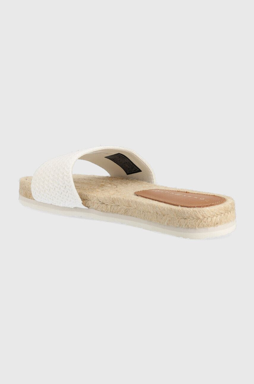 Tommy Hilfiger Чехли Th Textured Flat в бяло - Pepit.bg