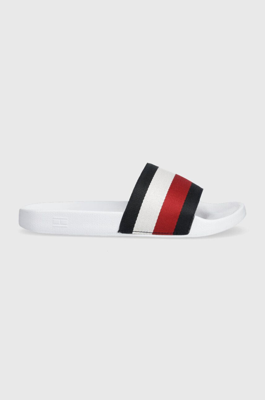 Tommy Hilfiger Чехли ESSENTIAL CORP SLIDE в бяло FW0FW07256 - Pepit.bg