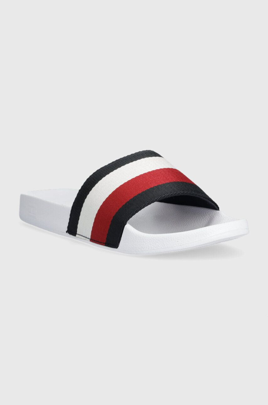 Tommy Hilfiger Чехли ESSENTIAL CORP SLIDE в бяло FW0FW07256 - Pepit.bg