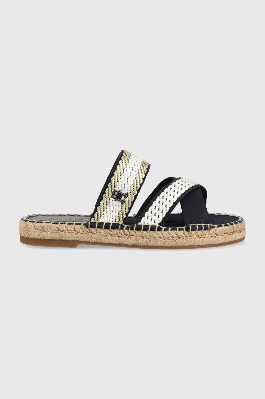 Tommy Hilfiger Чехли GOLDEN WEBBING SANDAL в тъмносиньо FW0FW07096 - Pepit.bg