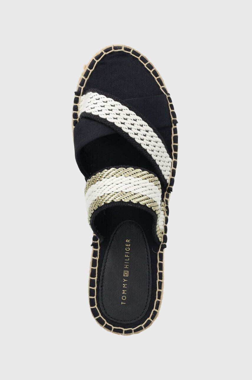 Tommy Hilfiger Чехли GOLDEN WEBBING SANDAL в тъмносиньо FW0FW07096 - Pepit.bg