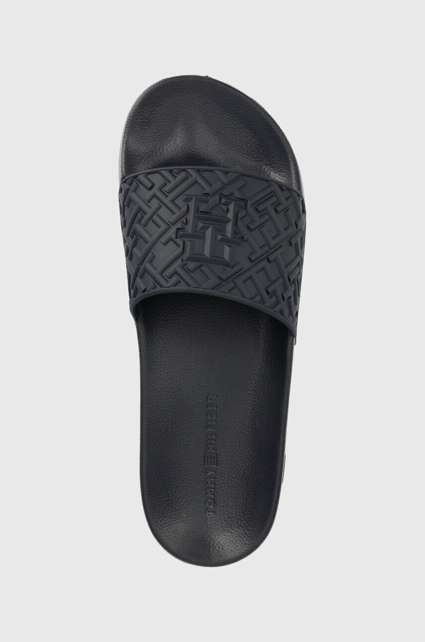 Tommy Hilfiger Чехли RUBBER TH MONOGRAM POOL SLIDE в тъмносиньо FM0FM04464 - Pepit.bg