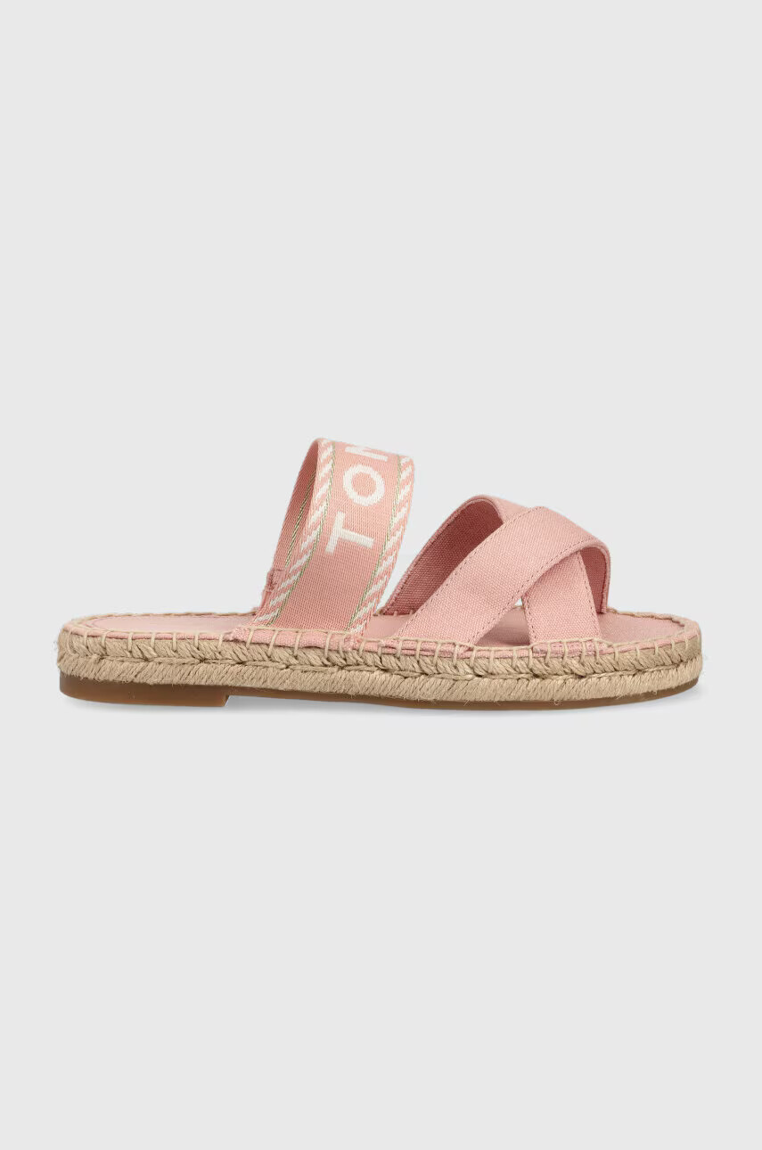Tommy Hilfiger Чехли SEASONAL WEBBING SANDAL в розово FW0FW07181 - Pepit.bg