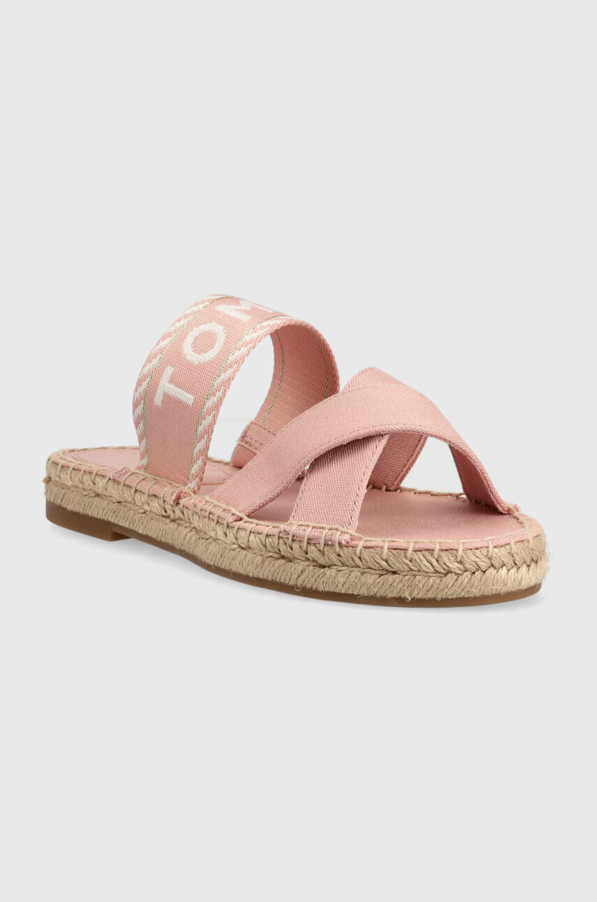 Tommy Hilfiger Чехли SEASONAL WEBBING SANDAL в розово FW0FW07181 - Pepit.bg