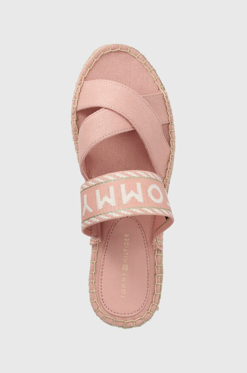 Tommy Hilfiger Чехли SEASONAL WEBBING SANDAL в розово FW0FW07181 - Pepit.bg