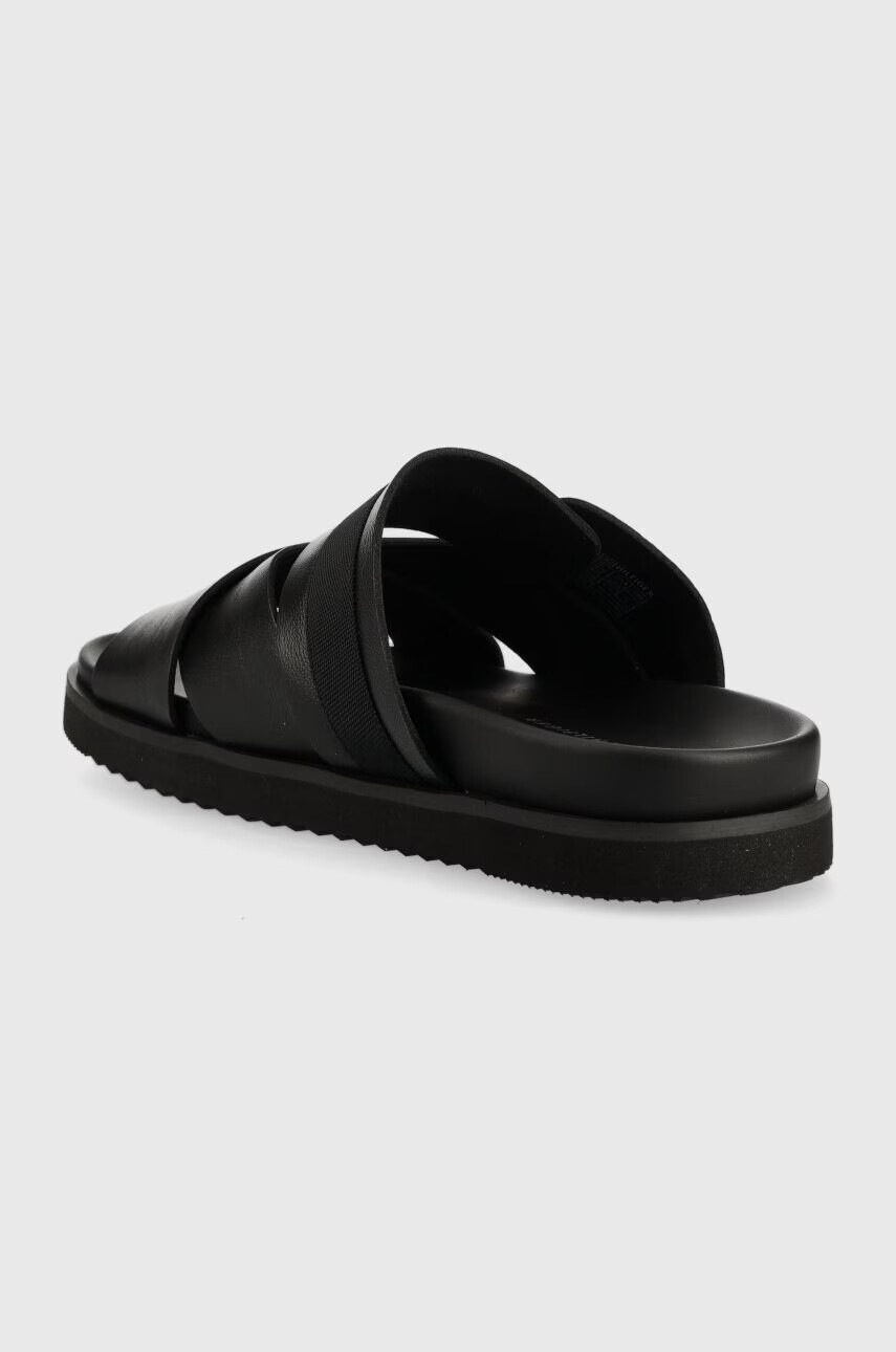 Tommy Hilfiger Чехли TH CLEATED LEATHER SANDAL в черно FM0FM04458 - Pepit.bg