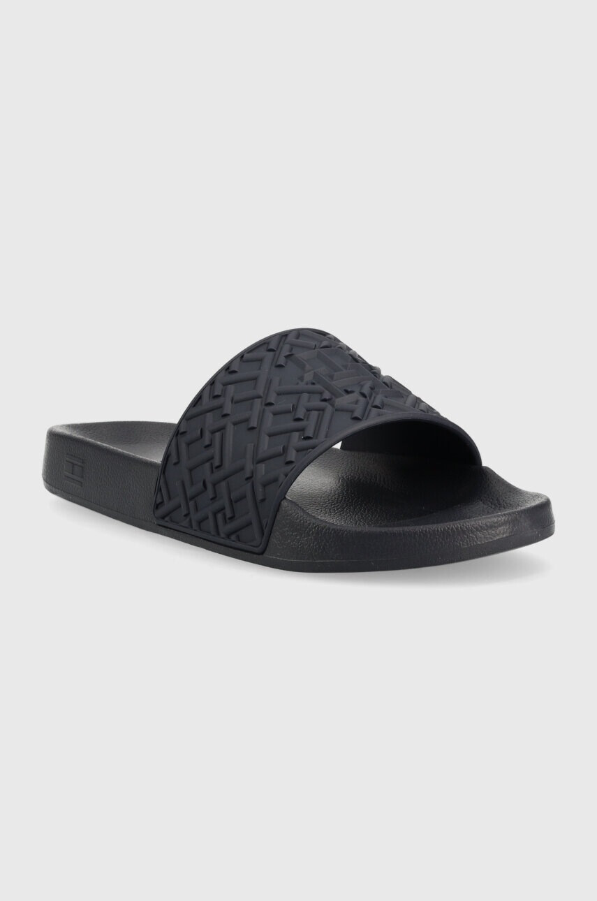 Tommy Hilfiger Чехли TH MONOGRAM POOL SLIDE в тъмносиньо FW0FW06987 - Pepit.bg