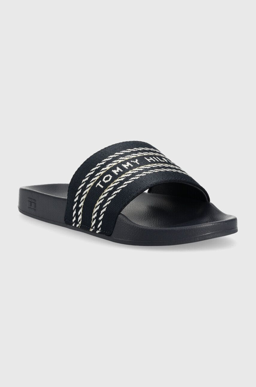 Tommy Hilfiger Чехли TOMMY WEBBING SLIDE в тъмносиньо FW0FW07153 - Pepit.bg