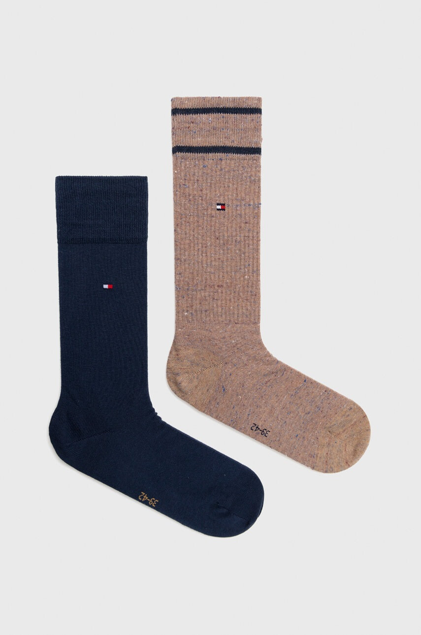 Tommy Hilfiger Чорапи в тъмносиньо - Pepit.bg