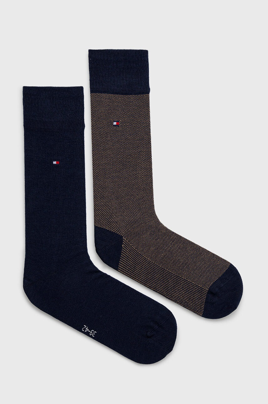 Tommy Hilfiger Чорапи в тъмносиньо - Pepit.bg