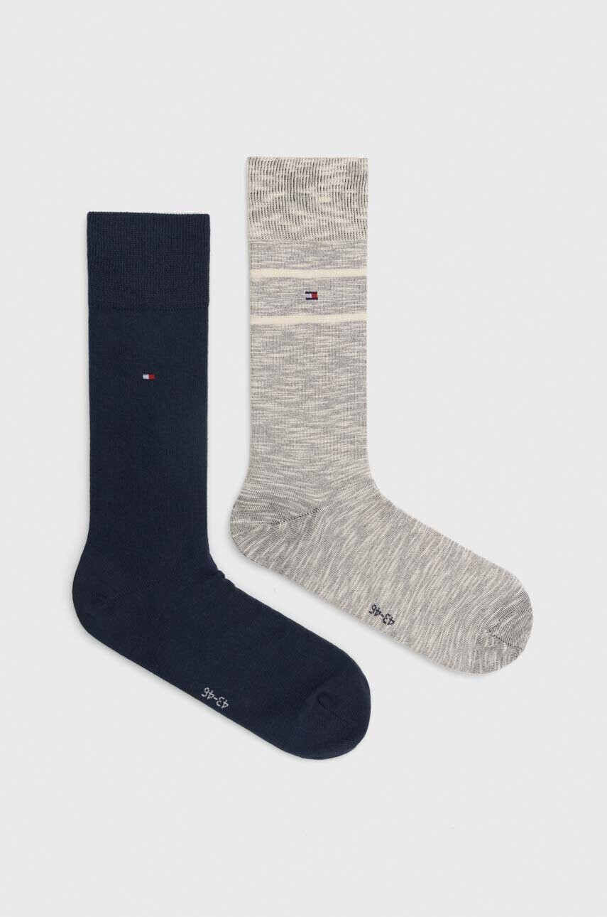 Tommy Hilfiger Чорапи (2 броя) в тъмносиньо - Pepit.bg