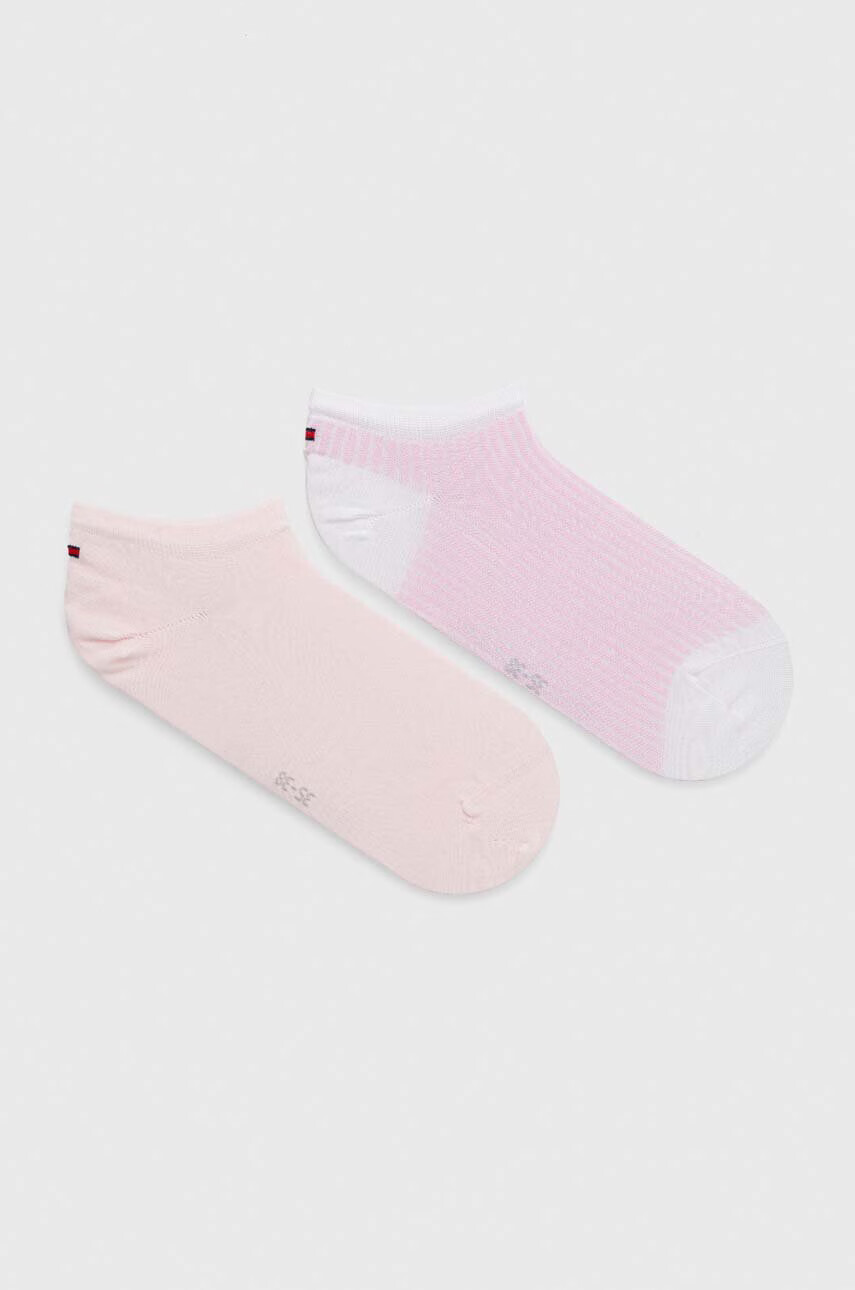 Tommy Hilfiger Чорапи (2 броя) в розово - Pepit.bg