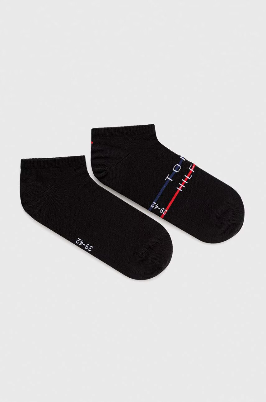 Tommy Hilfiger Чорапи (2 броя) в черно - Pepit.bg