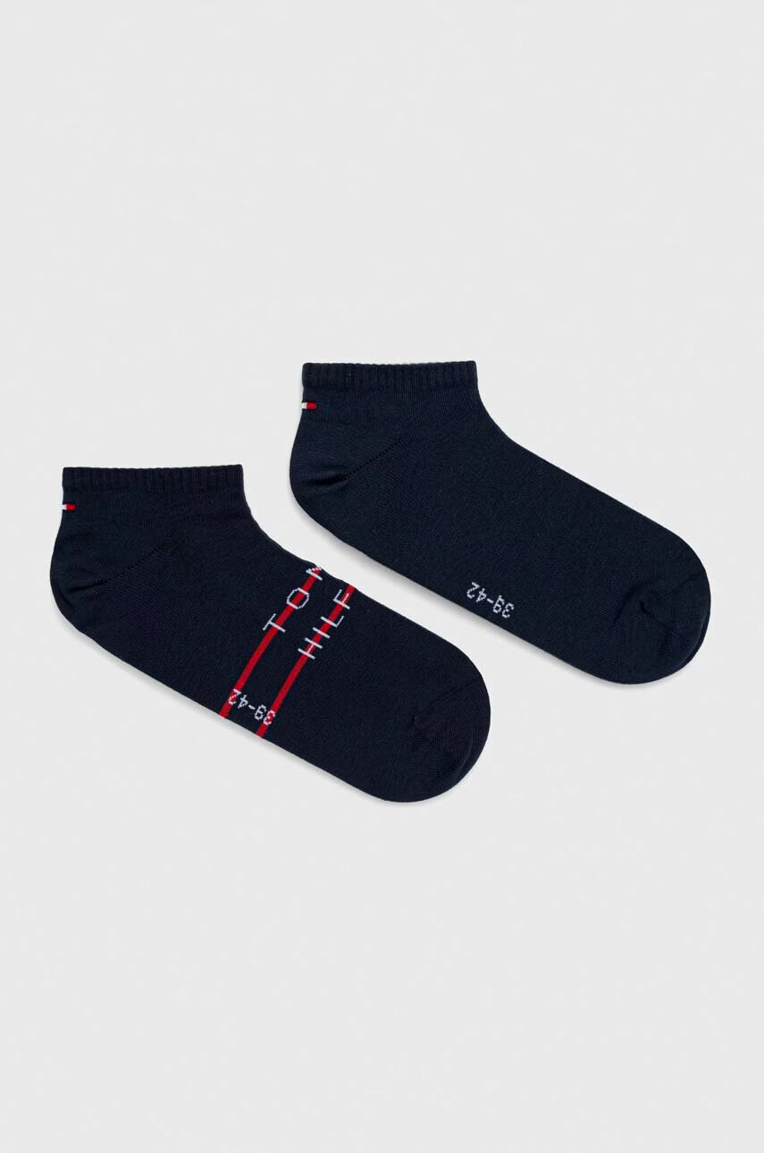 Tommy Hilfiger Чорапи (2 броя) в тъмносиньо - Pepit.bg