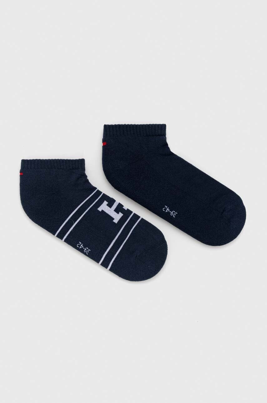 Tommy Hilfiger Чорапи (2 броя) в тъмносиньо - Pepit.bg