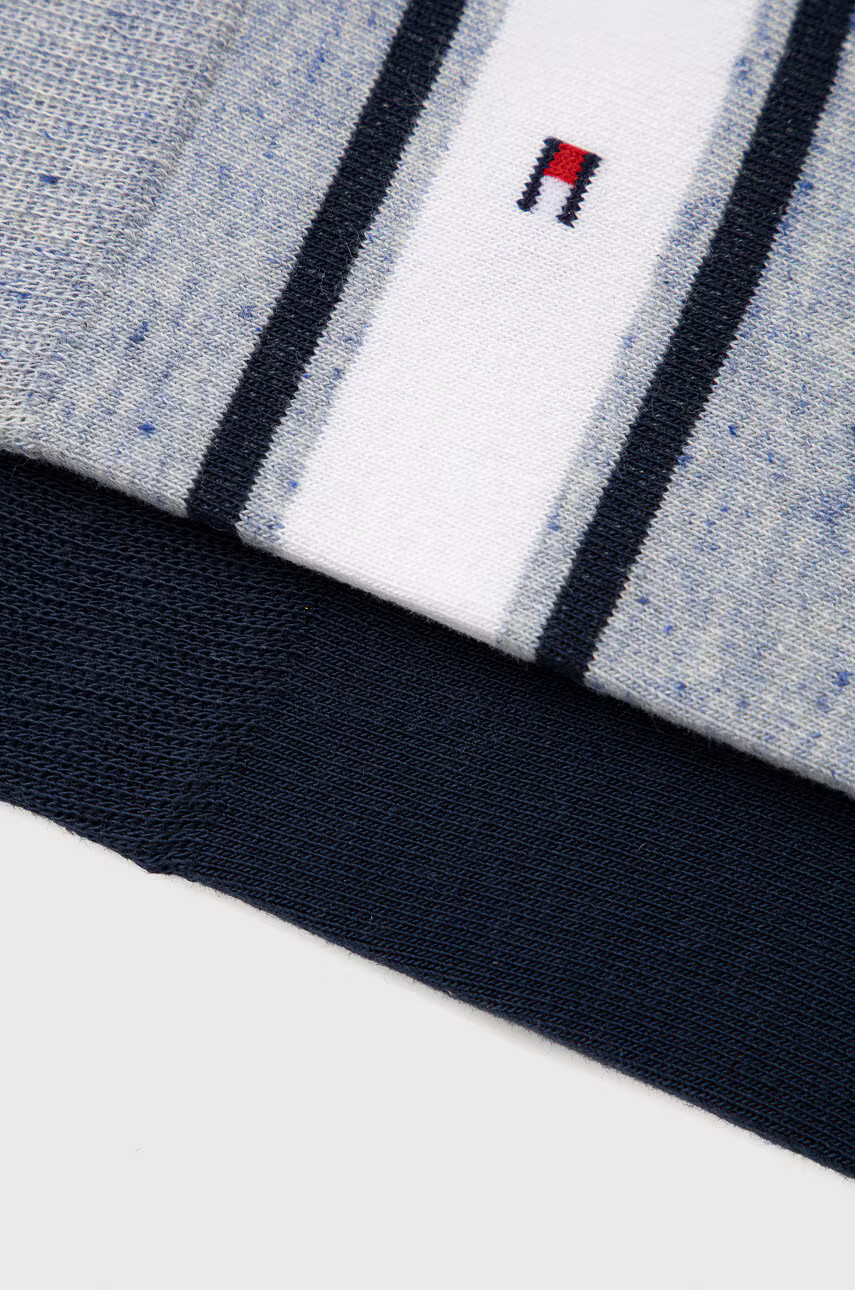 Tommy Hilfiger Чорапи (2 чифта) мъжки в тъмносиньо - Pepit.bg