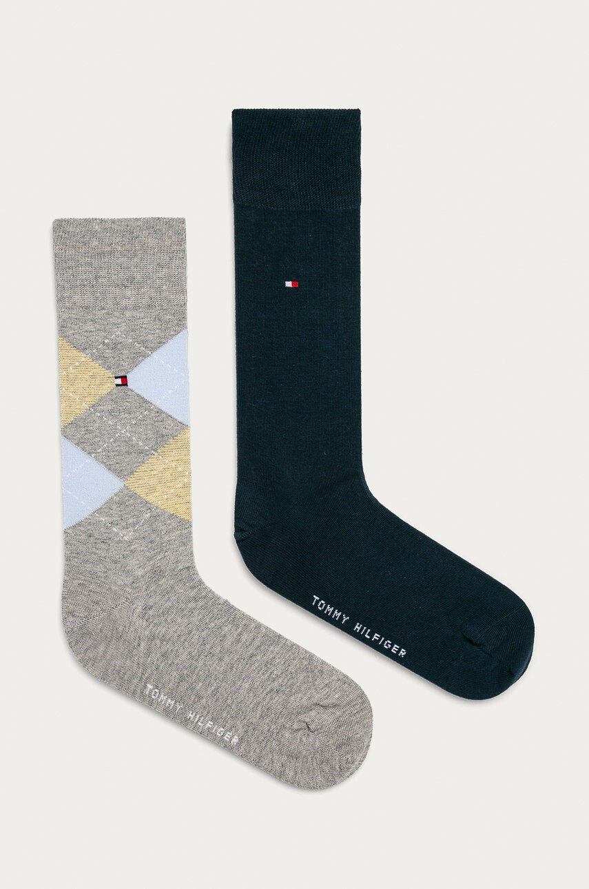 Tommy Hilfiger Чорапи (2 броя) в сиво - Pepit.bg