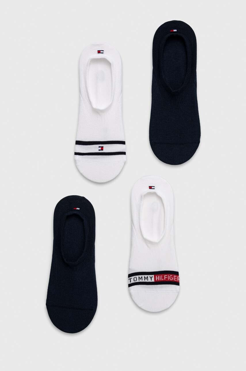 Tommy Hilfiger Чорапи (4 броя) в бяло - Pepit.bg