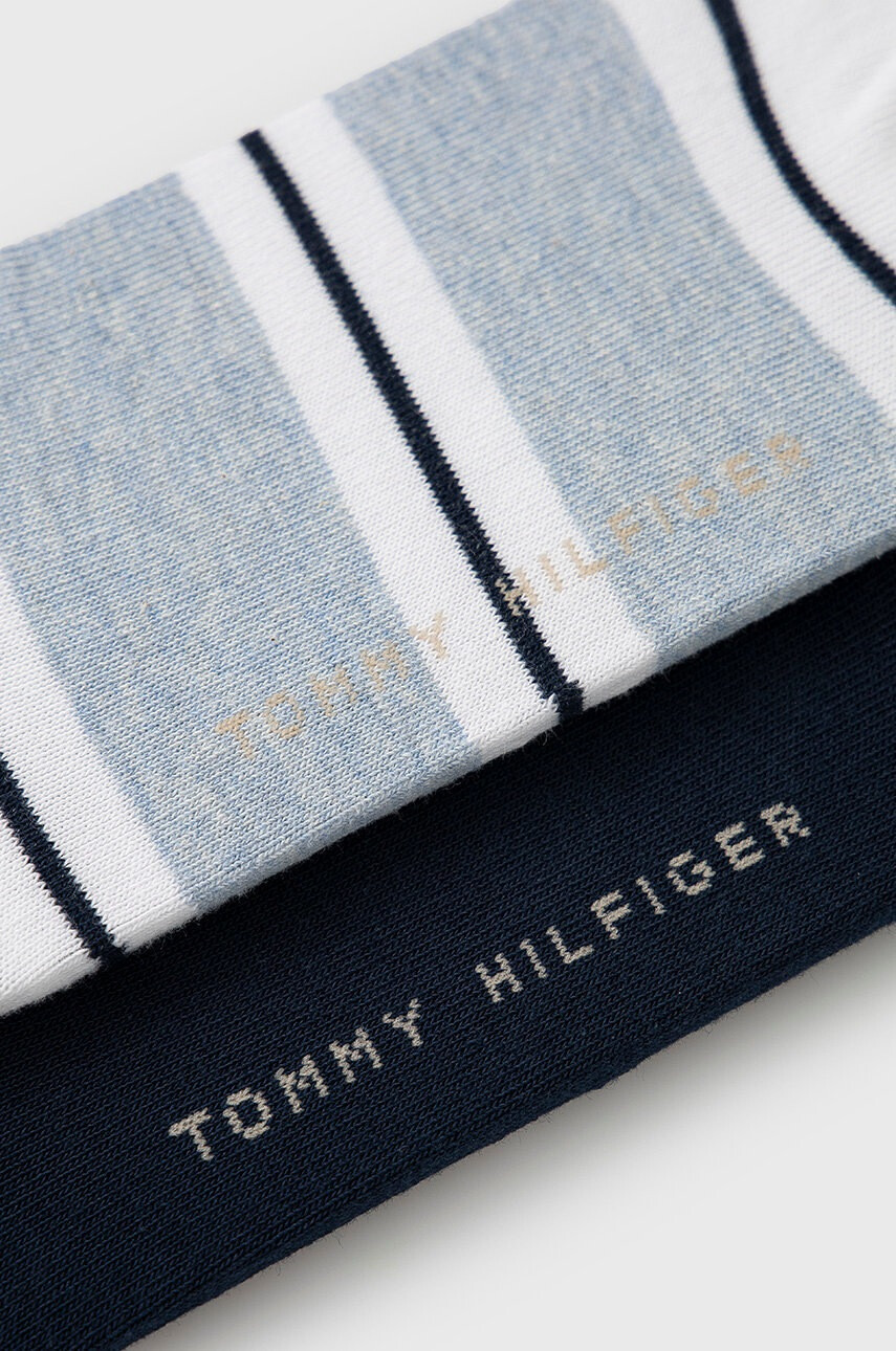 Tommy Hilfiger Чорапи (2 чифта) мъжки в тъмносиньо - Pepit.bg