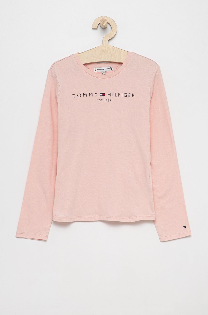 Tommy Hilfiger Детска блуза с дълги ръкави в розово - Pepit.bg