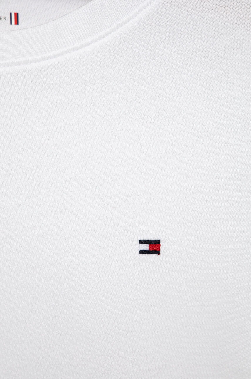 Tommy Hilfiger Детска блуза с дълги ръкави (2 броя) (2-pack) в бяло с изчистен дизайн - Pepit.bg