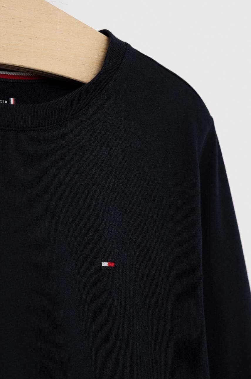 Tommy Hilfiger Детска памучна пижама в бордо - Pepit.bg