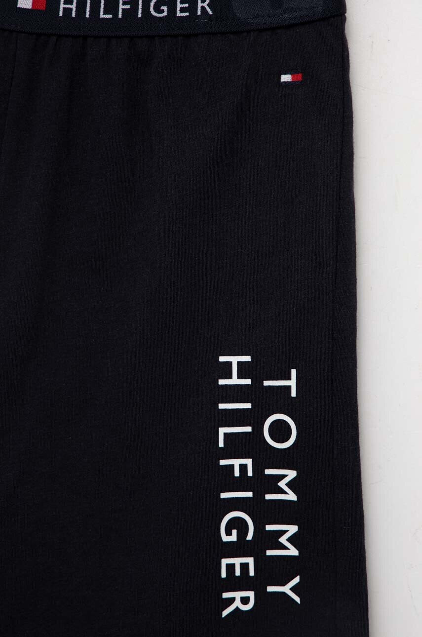 Tommy Hilfiger Детска памучна пижама в бяло с принт - Pepit.bg