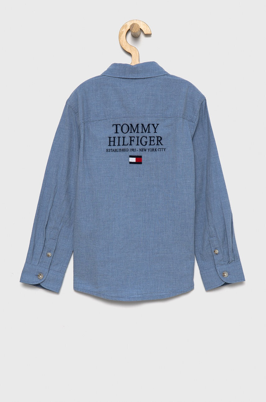 Tommy Hilfiger Детска памучна риза - Pepit.bg