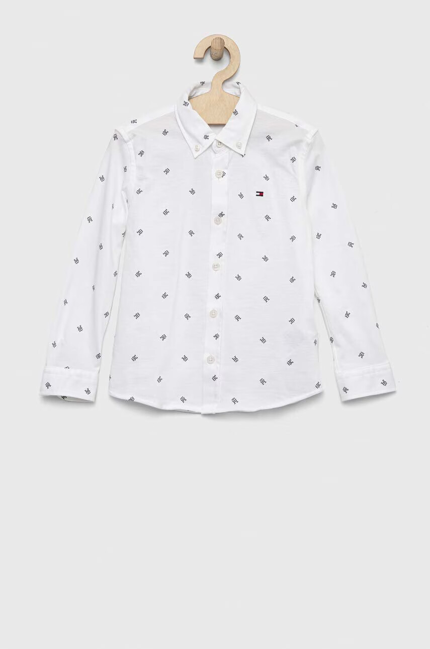 Tommy Hilfiger Детска памучна риза - Pepit.bg