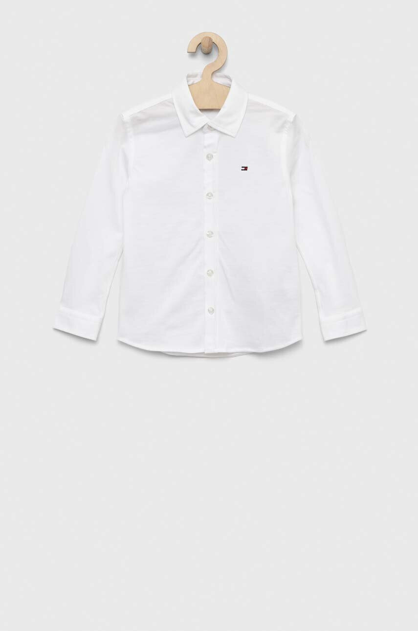 Tommy Hilfiger Детска памучна риза - Pepit.bg